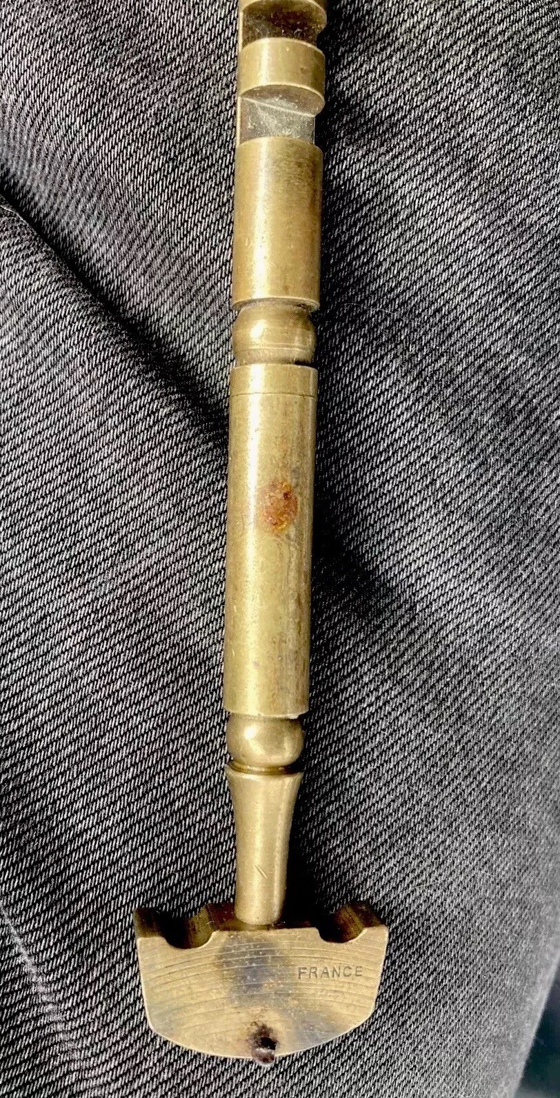 Antique French Brass Glass Cutter & Scribe