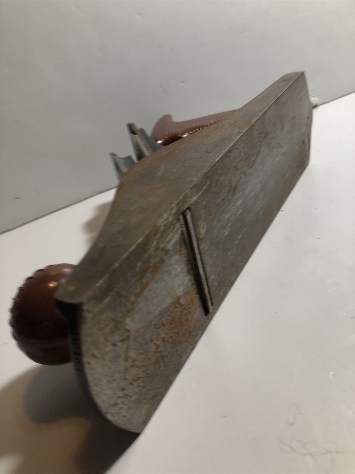 Vintage Metal Wood Plane CORSAIR GREAT NECK 9 1/2″ 4 Size Plastic Knob & Handle