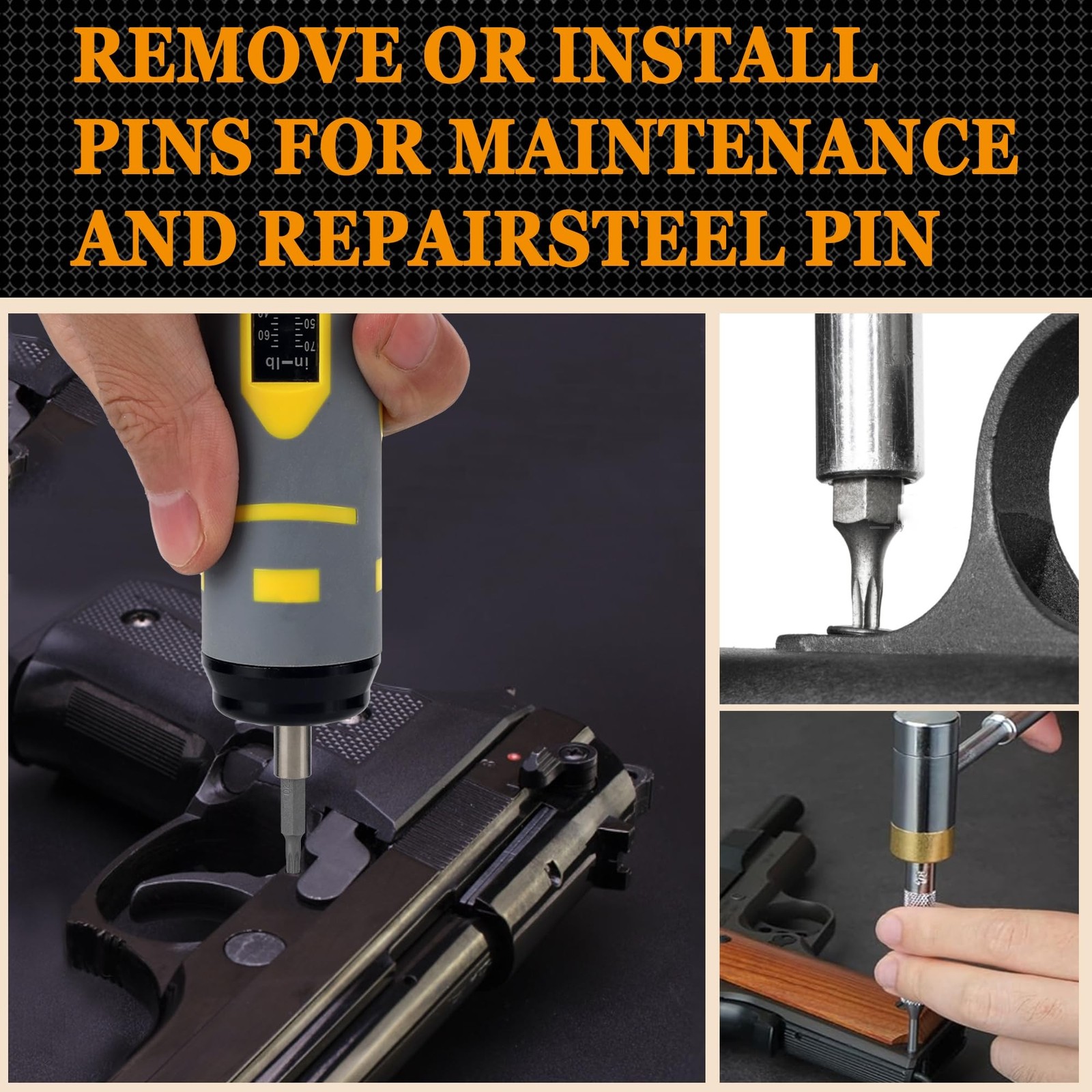 Torque Screwdriver & Pin Punch Set, Elite Gunsmithing Tools Absolute Combo fo…