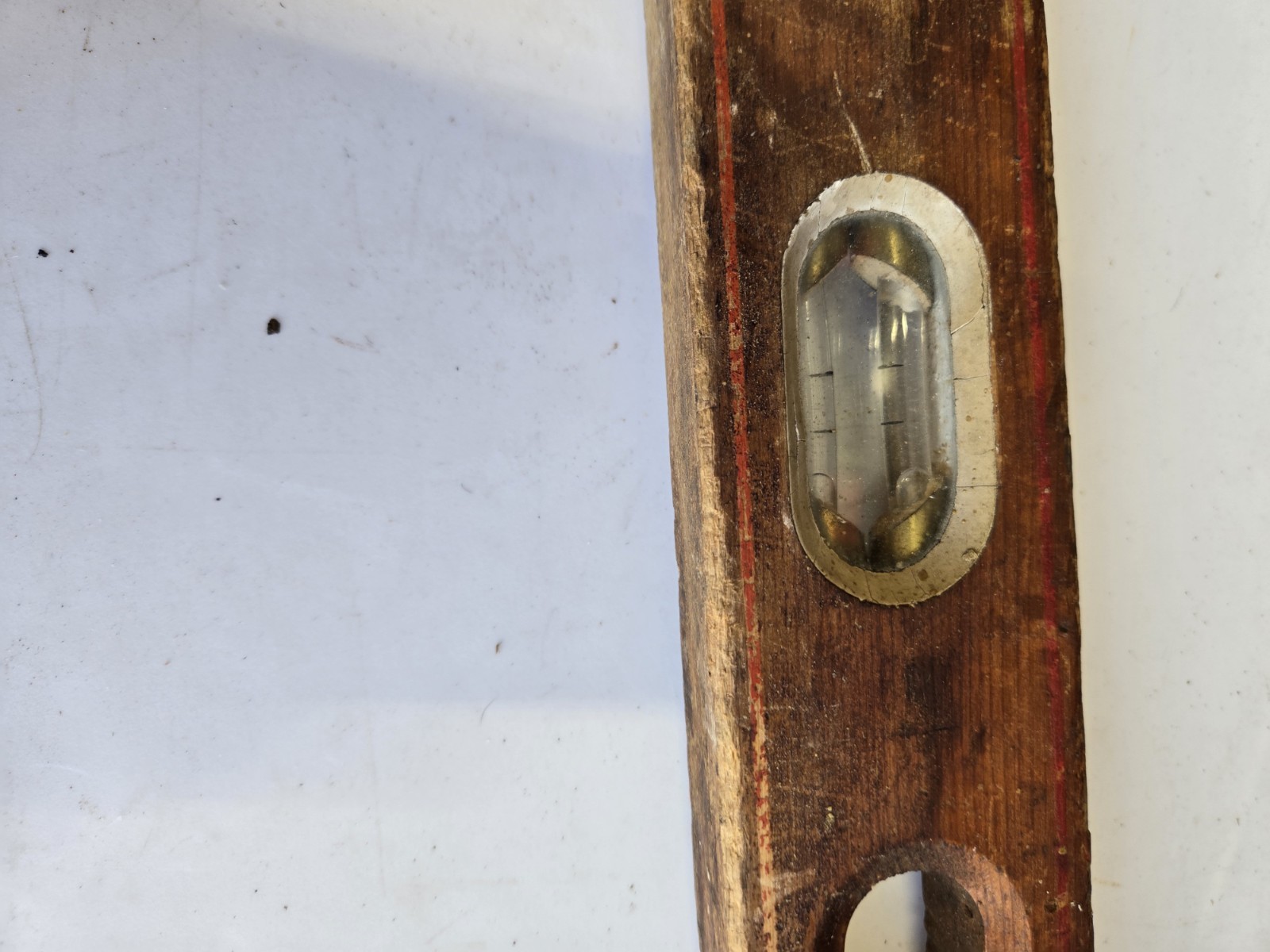 Vintage 24 Inch Wood Level With Manufactures Stamp