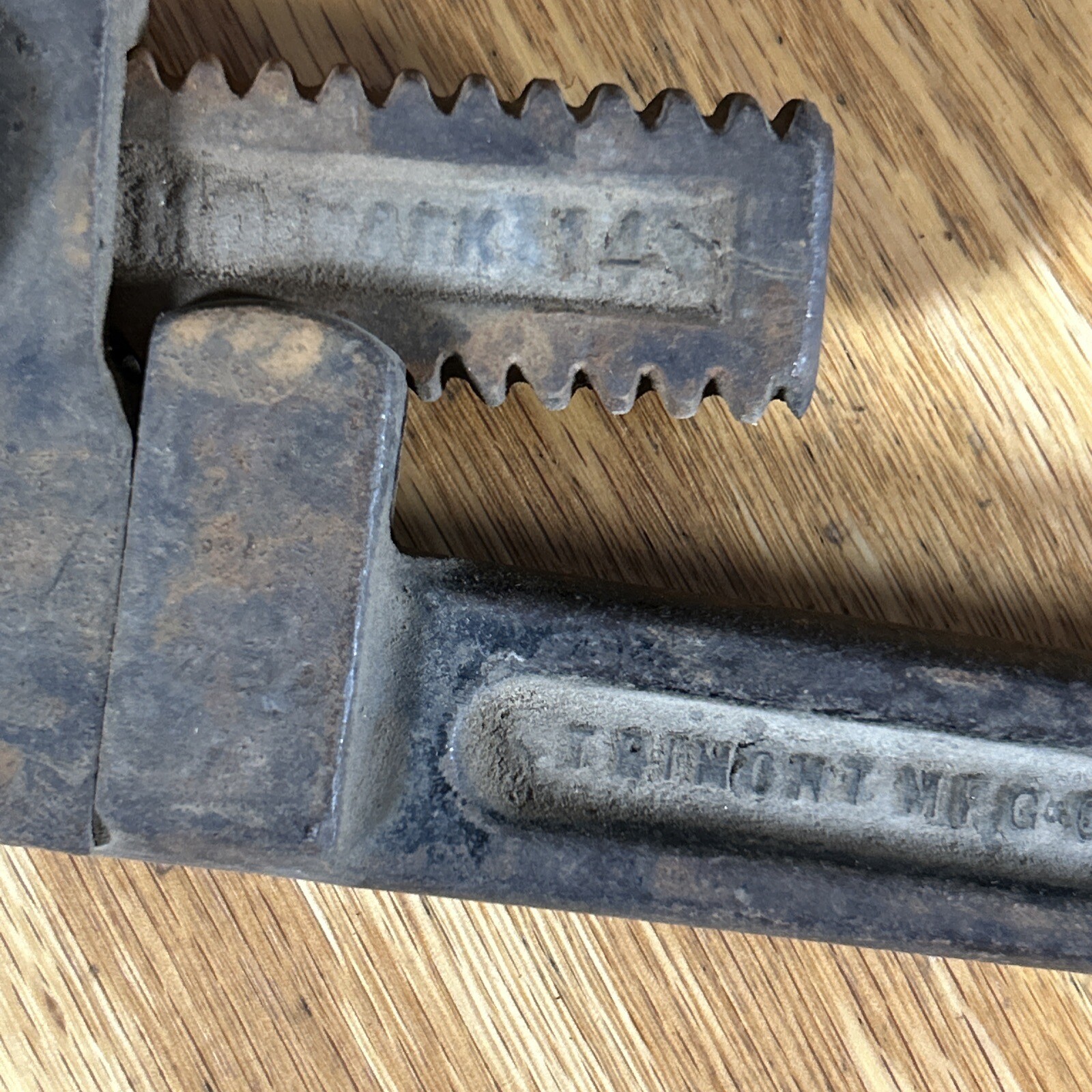 Antique Trimo Monkey Wrench 14″ Trimont MFG Co Roxbury Mass USA