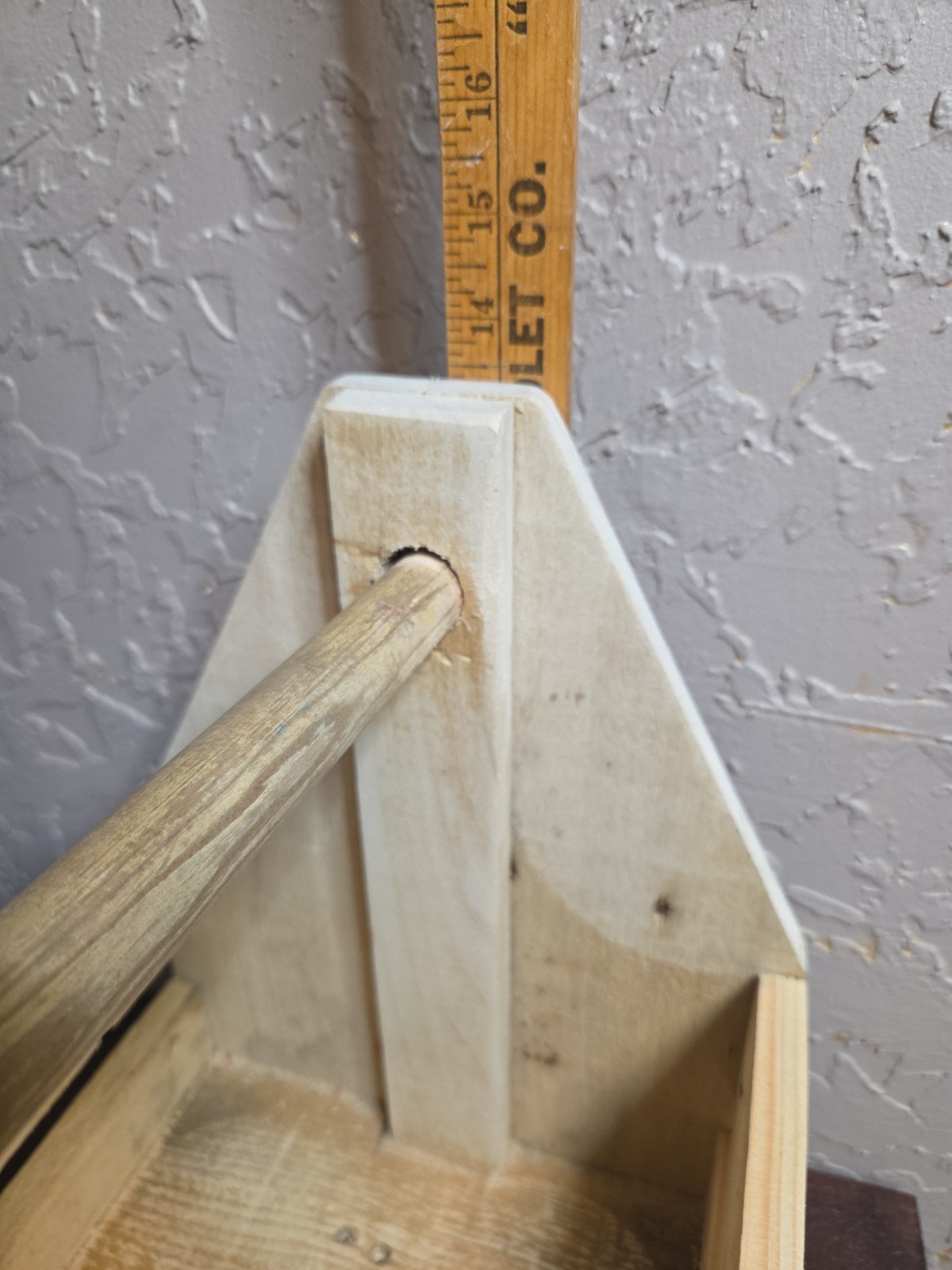 Reclaimed Wood Garden, Tool Caddy Tote Box Farmhouse Decor Or Use NICE 17x10x13″