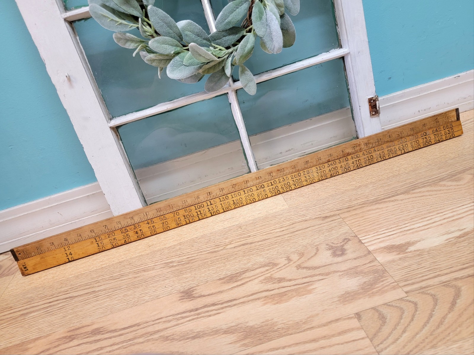 Vintage “INT” Log Logging Board Rule & Lufkin No. 7122 NYC/PENNA Yardstick Ruler