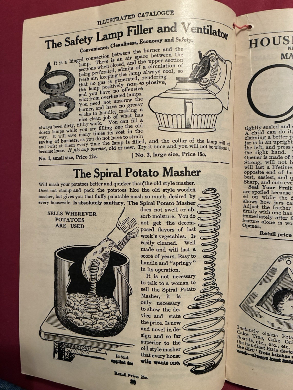 Antique KIMO Manufacturing Catalog Kitchen Vacuum cleaner Burglar Alarm Catalog