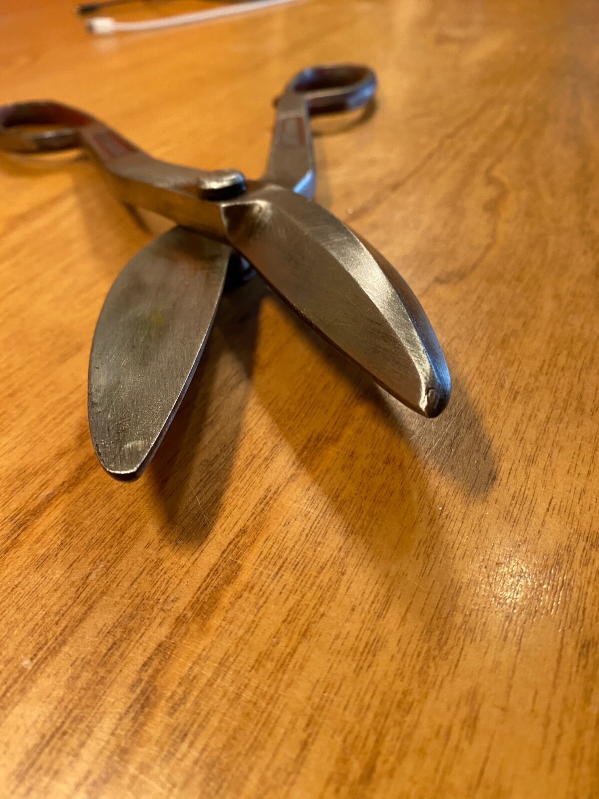 Vintage 12″ WISS V-19 & #-9 Tin Snips & ROYAL 12″ Tin Snips, USA (3-pc)