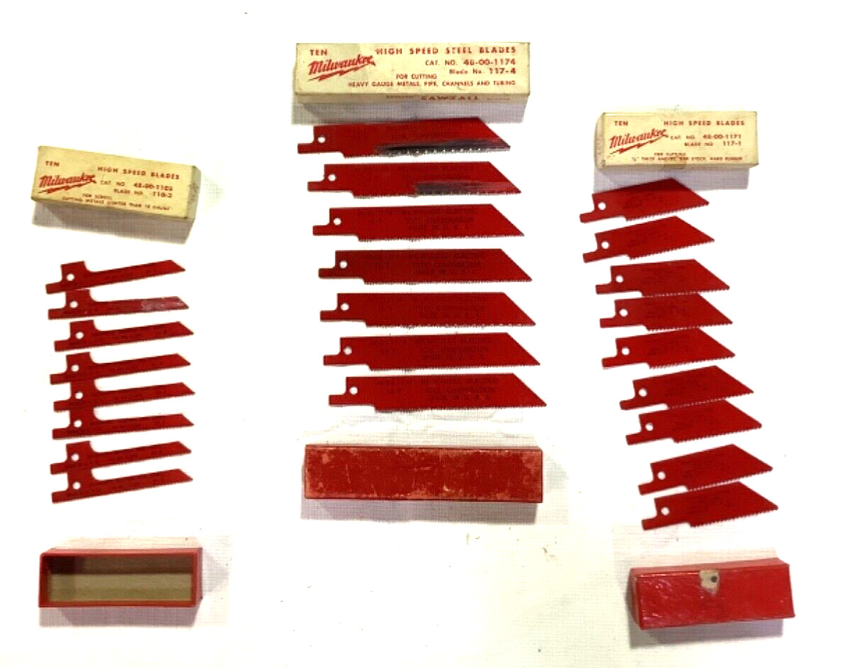 Milwaukee metal cutting sawzall blades (24) mostly new