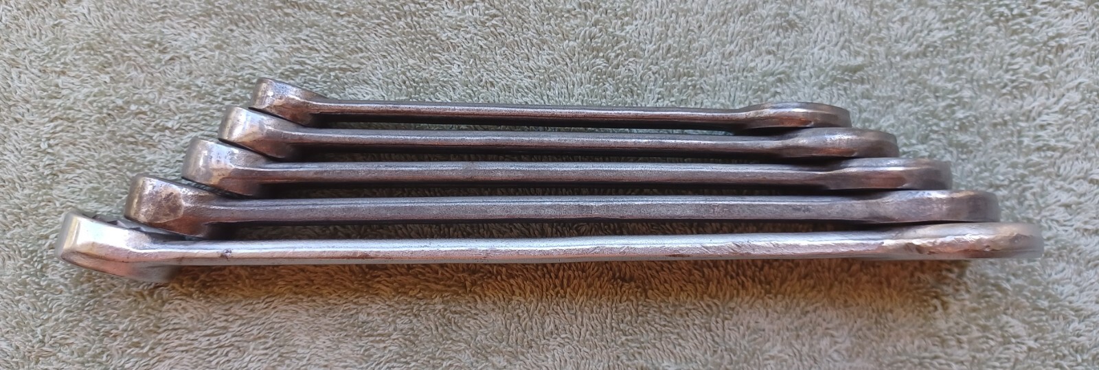 Select Forged Steel Set of 5 12pt Combination Wrenches 1/2″ thru 3/4″ USA