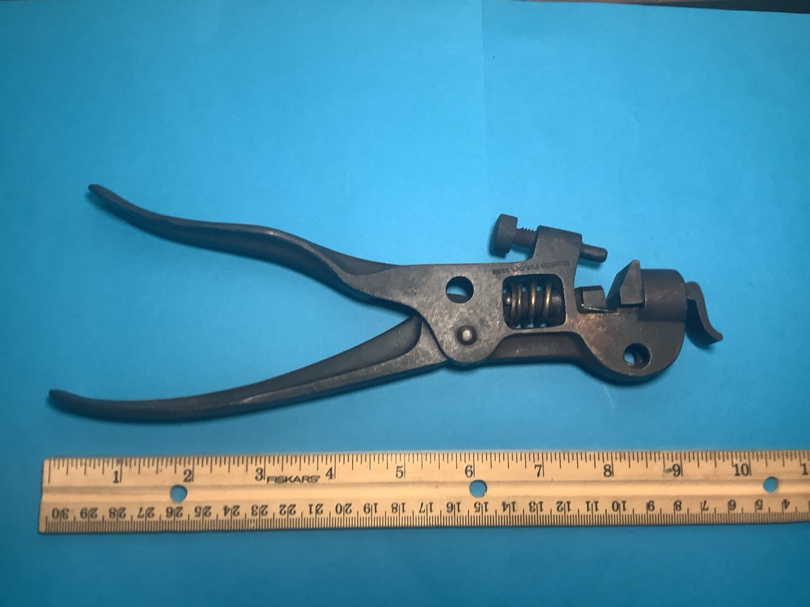 MORRILL NO.12 or 3?? VINTAGE LARGE TOOTH SAW SET PTD 10-24-93