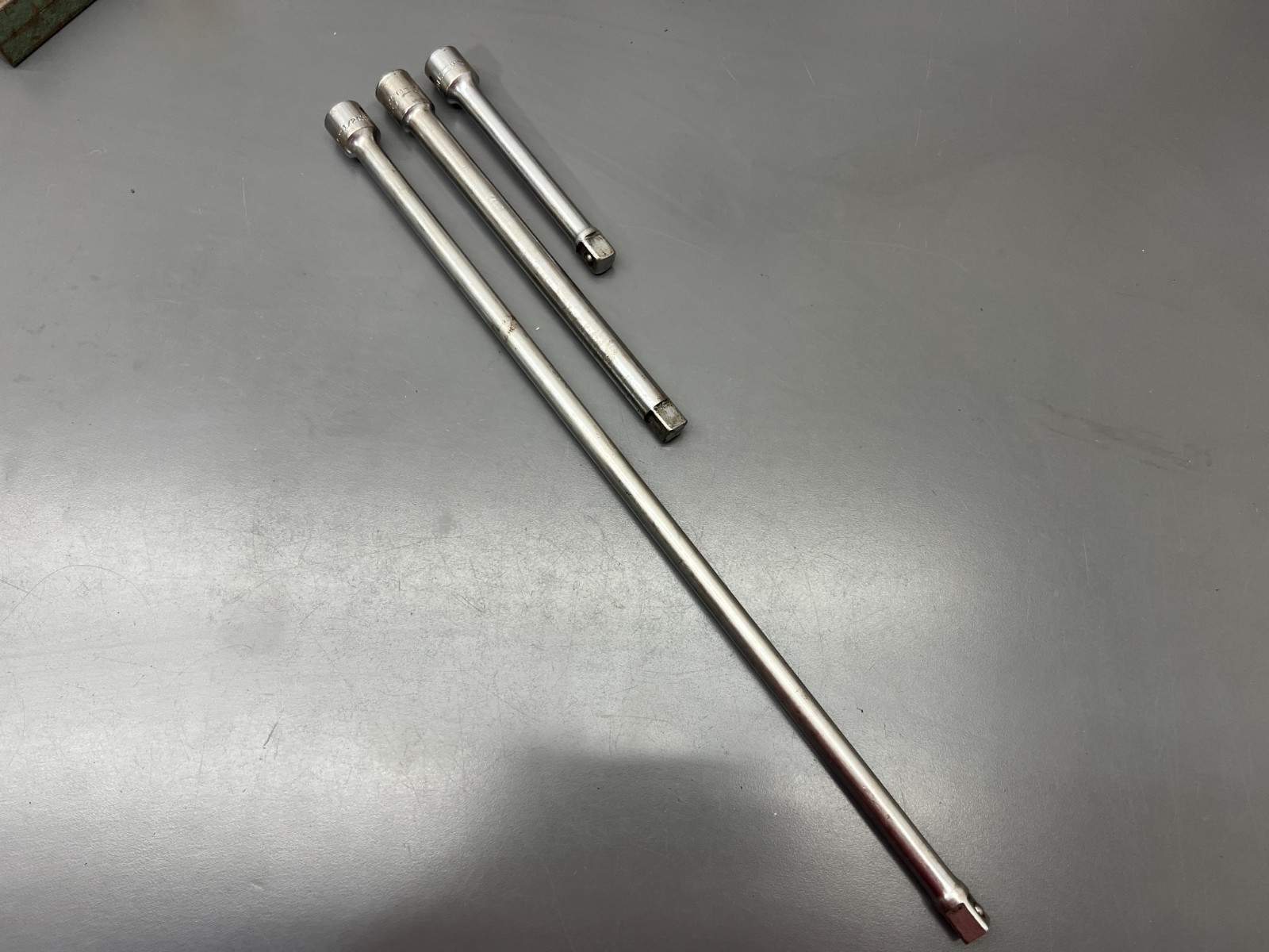 (x) VINTAGE CRAFTSMAN 1/2″ DRIVE 3pc EXTENSION SET 20″ 10″ 5″ – USA MADE