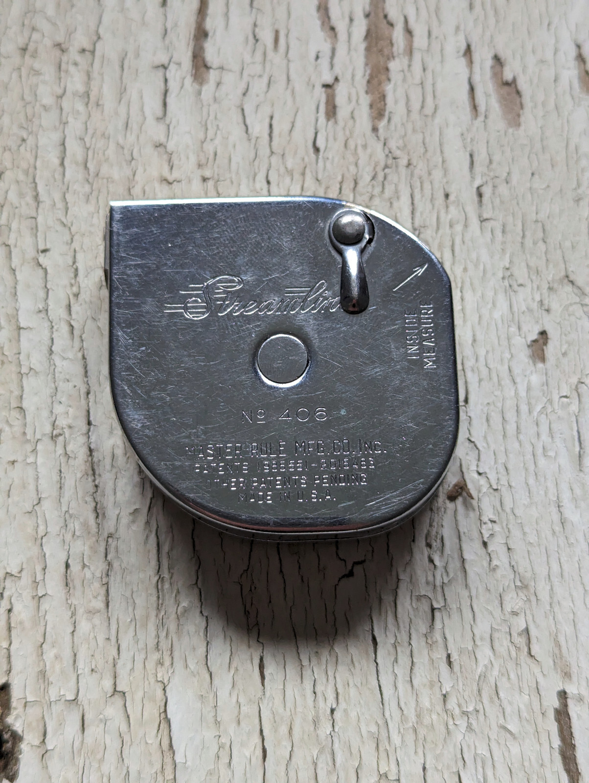 Vintage Streamline Tape Measurer – Master Rule No. 406 – Made in USA