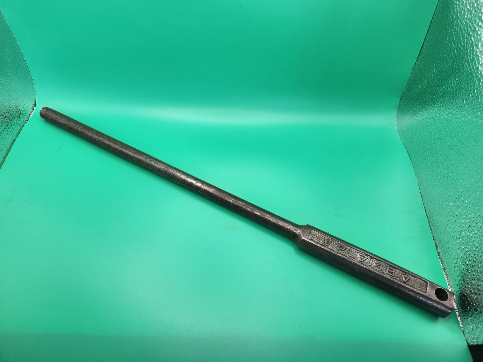 Vintage Plomb 5468 1/2” Breaker Bar Flex Head Pebble Finish Round Handle USA SEE