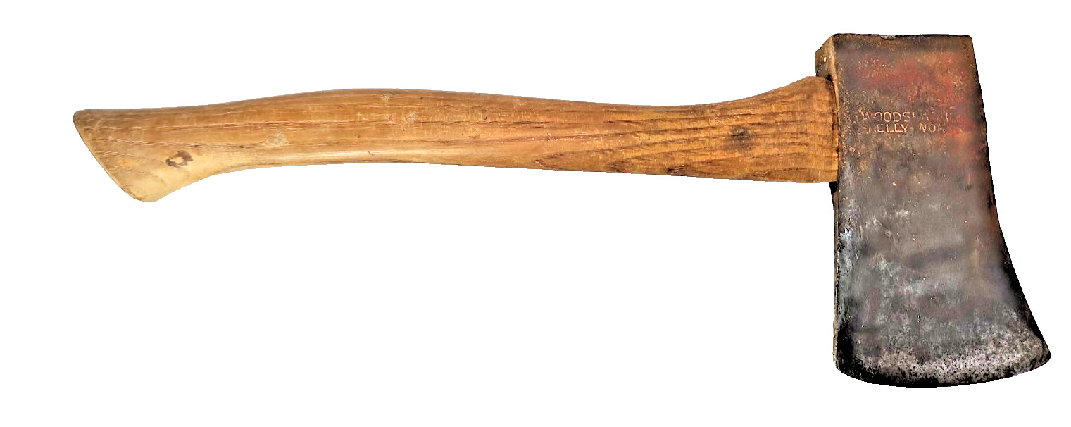 Vintage Kelly Works Woodslasher Boys Axe USA 2 lb 12 oz Camp Hatchet