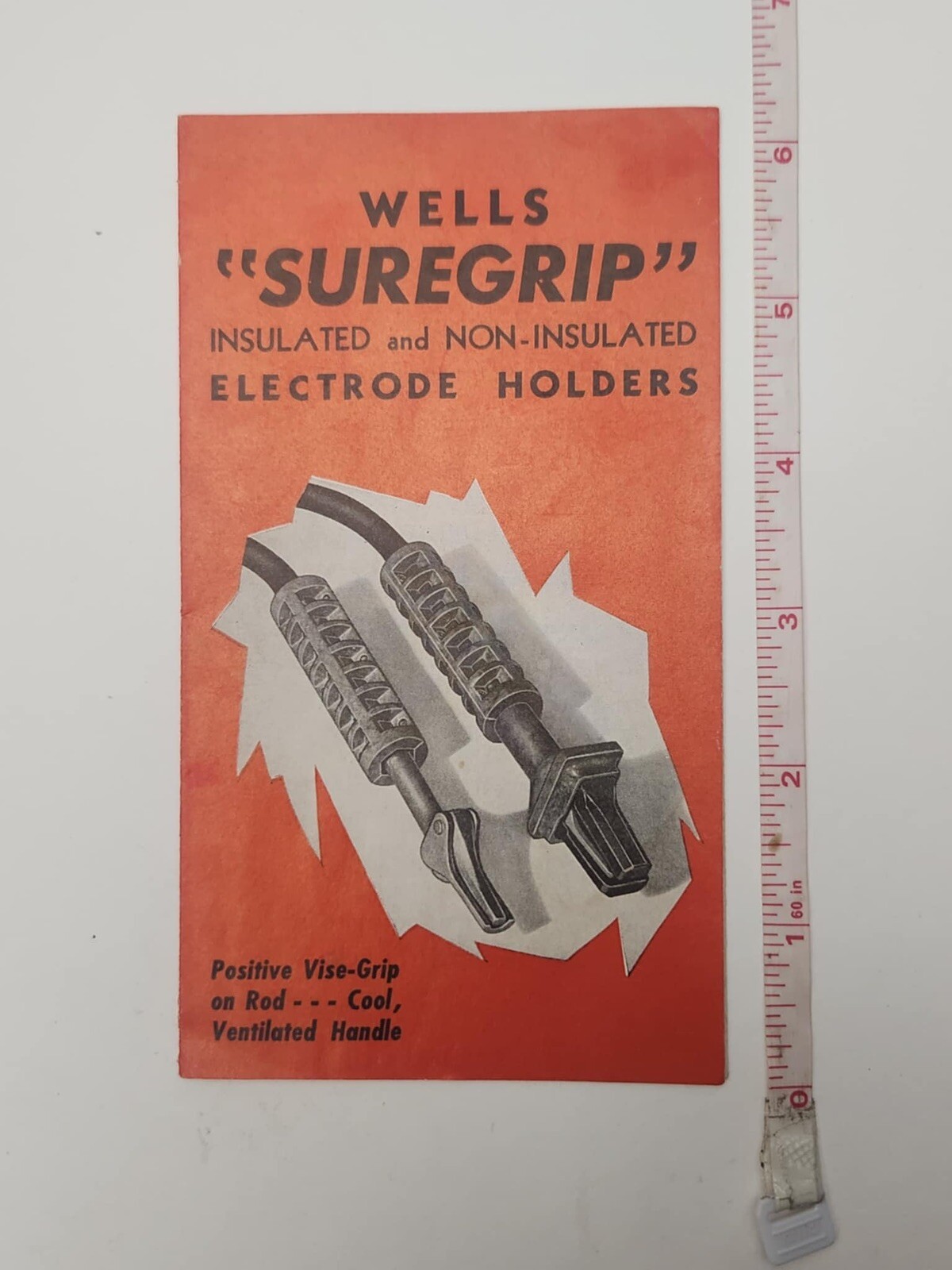 Wells Suregrip Electrode Holders Vintage Advertisement Manual