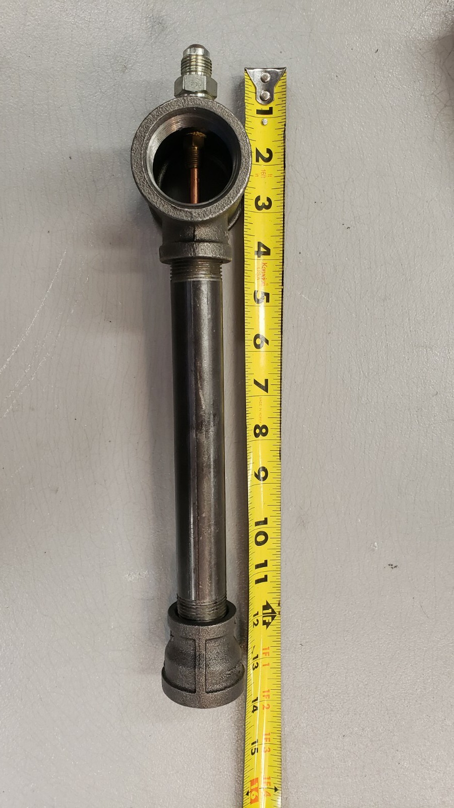 T Style Propane Gas Forge Burner Furnace Knife Blade Blacksmith Farrier weld tip