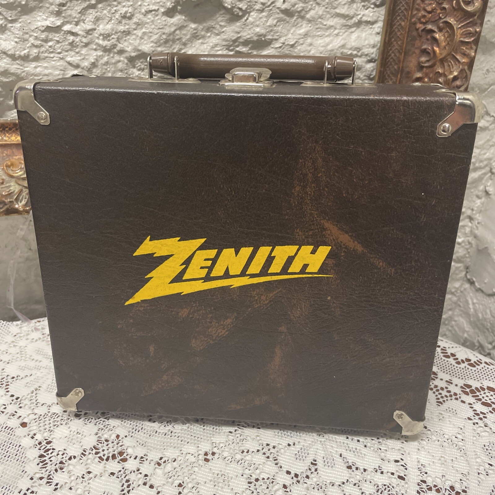Zenith Equipment Case Vintage 10x9x3.5”