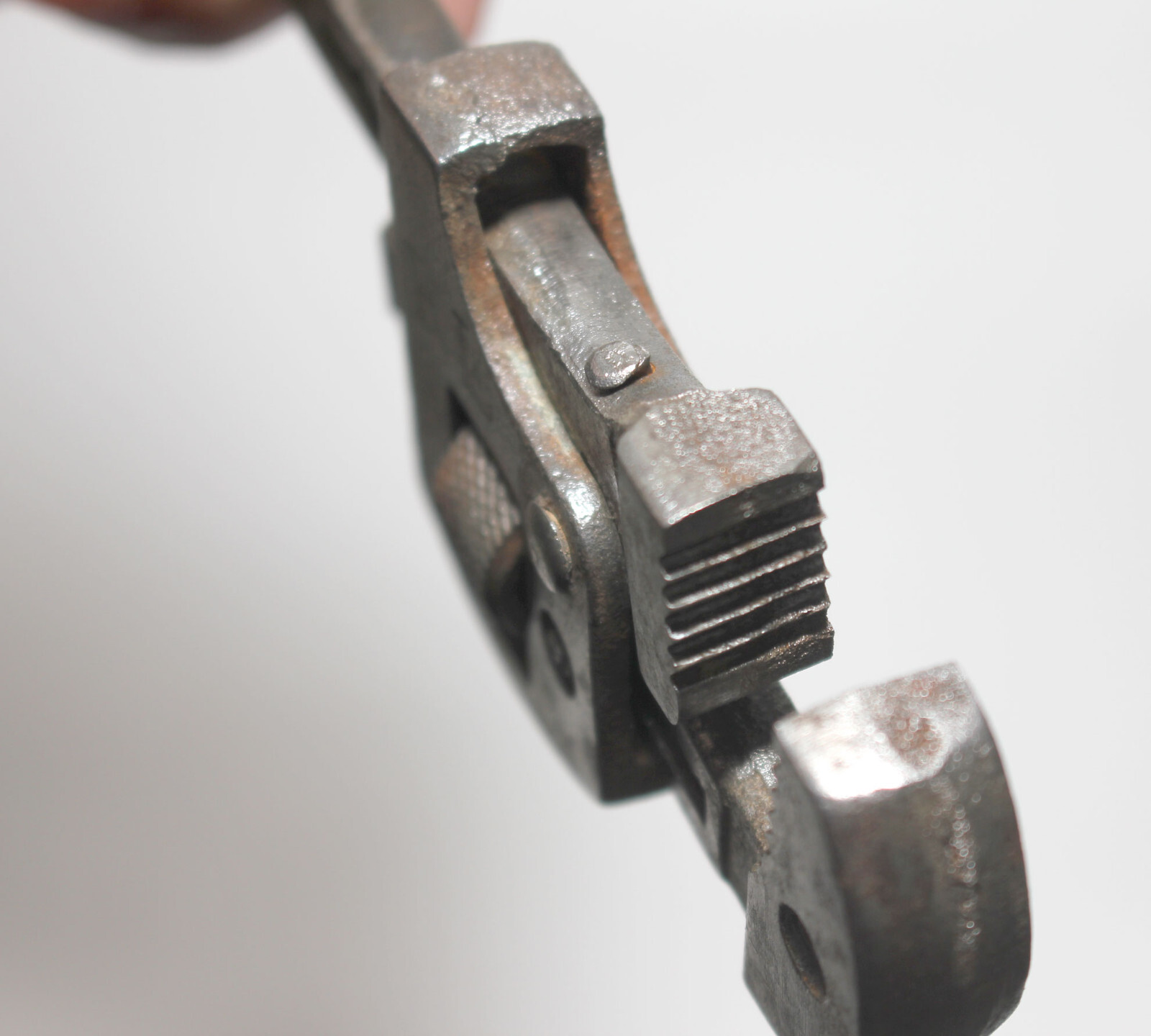 Vintage 8″ Adjustable Stillson Pipe Wrench Drop Forged Steel Made in USA