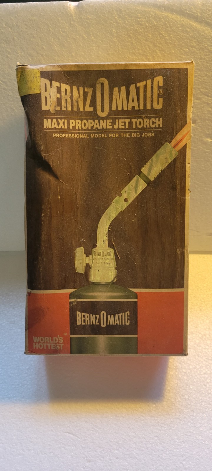 Vintage BernzOmatic Jet Torch No. JT-11M (Pro Model) w/Soldering Flux & Solder