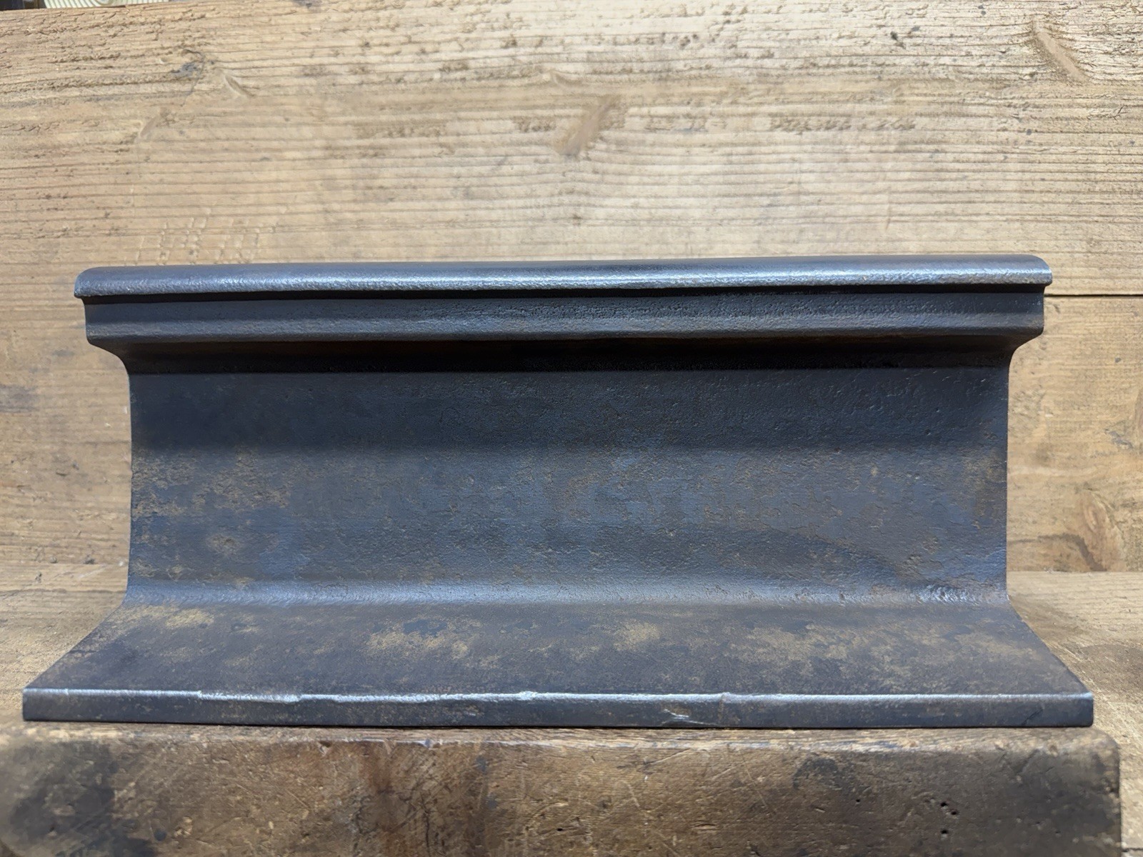 12 ” 1968 Steel Railroad Rail Train track Anvil Collectible Blacksmith 30 Lbs