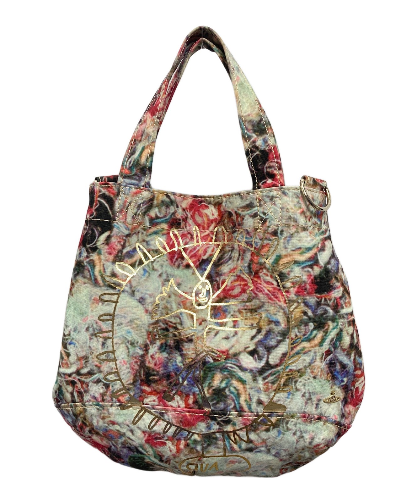 Vivienne Westwood Tote Bag Used 12cm Handle 25cm Height Multicolor