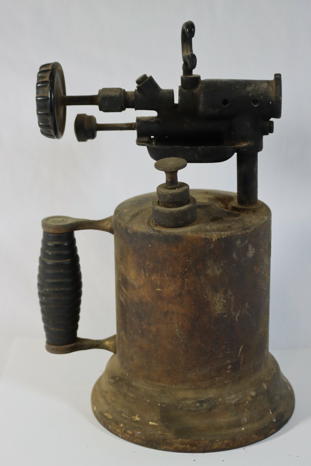 Antique Brass Blow Torch S 45 Blacksmith Soldering Tool Steampunk Decoration