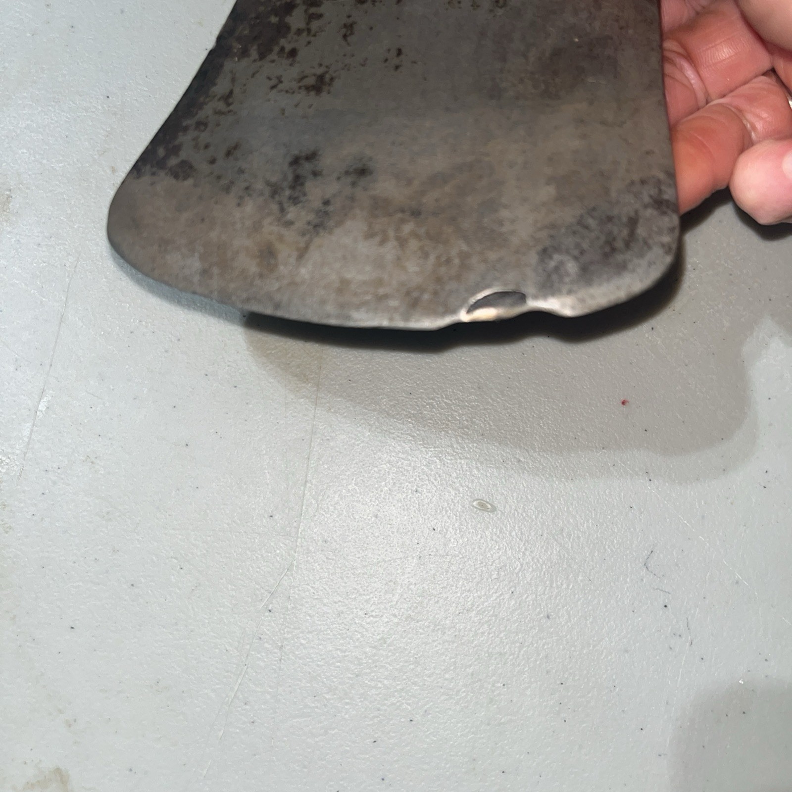 Vintage 3.5 lb Forced Steel Single Bit Axe Head