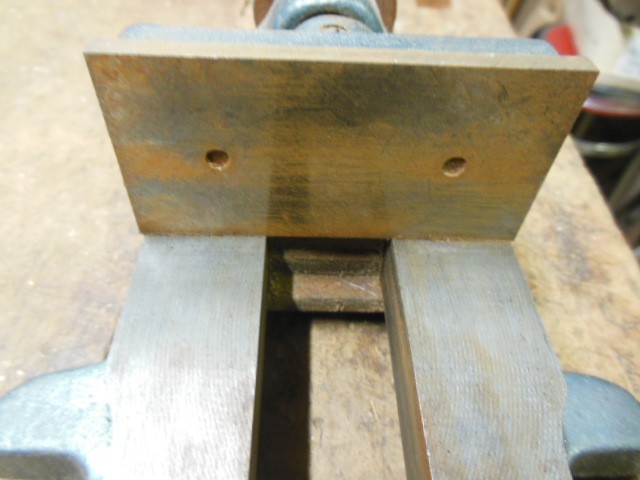 vintage Palmgren pnuematic drill press vise Eshed Robotics old machine shop tool