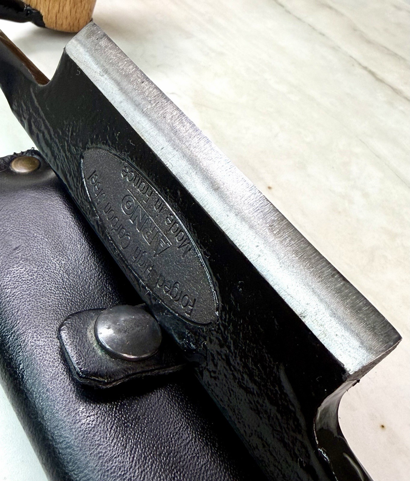 Arno 4″ Carver’s Drawknife Forged High Carbon Steel Flat Blade Woodworking