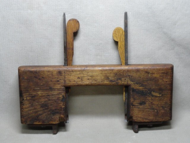 Coach Carriage Maker Double Router Wood Plane w/ Hand Cut Hardware AWESOME
