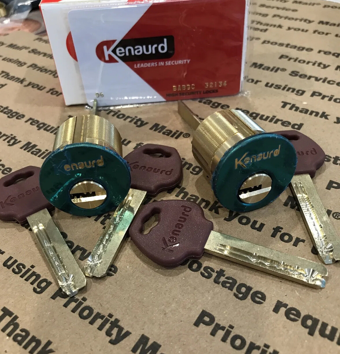 2 High Security Rim/Mortise Cyl.Mul-T- Lock Type.Key Alike Pick Resistant .Best