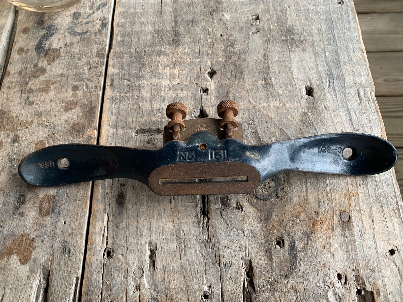 vintage Stanley No. 151 adjustable spokeshave made in america all original parts
