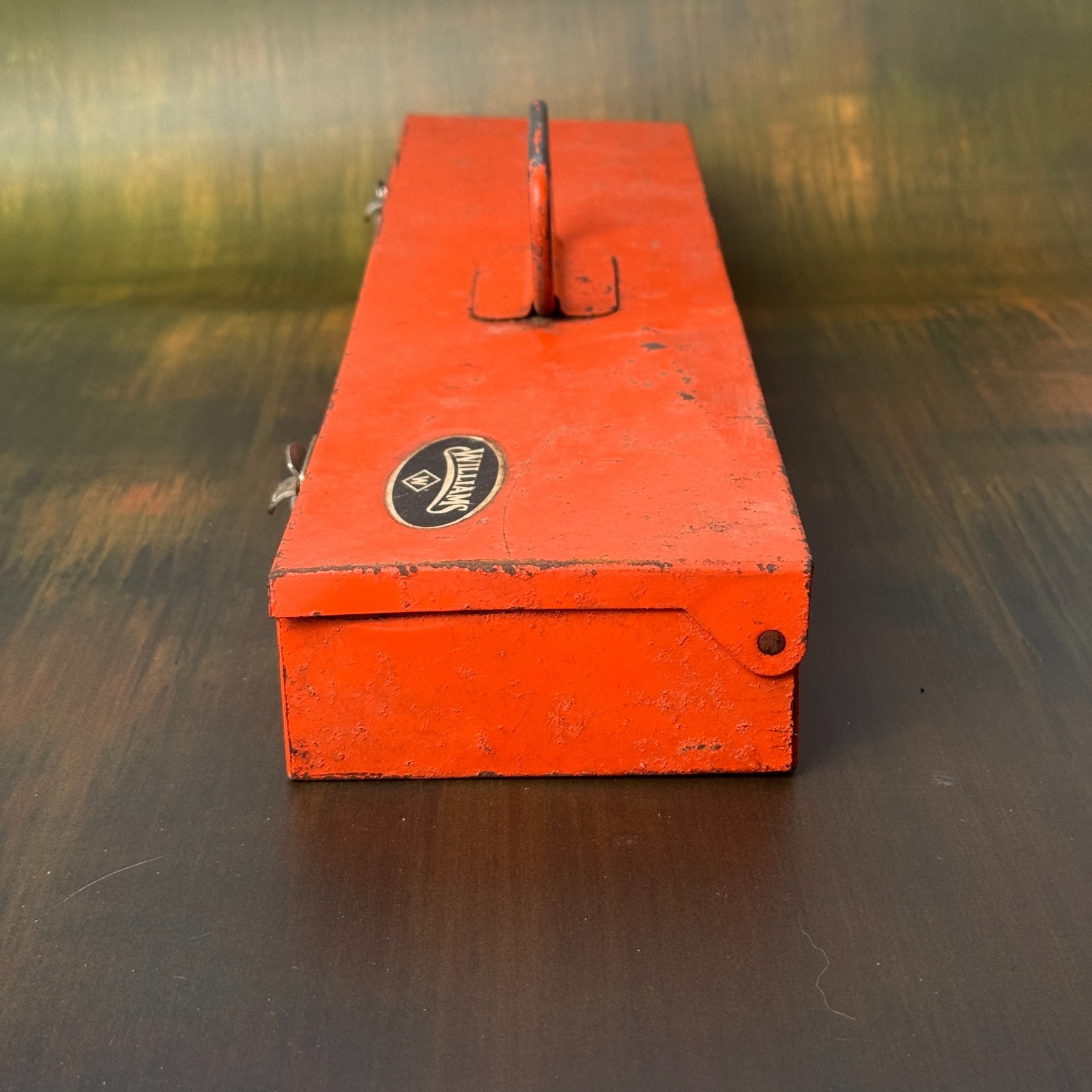 Vintage J. H. Williams Metal 1/2″ dr. Socket Set EMPTY BOX ONLY 18″x4″x2″