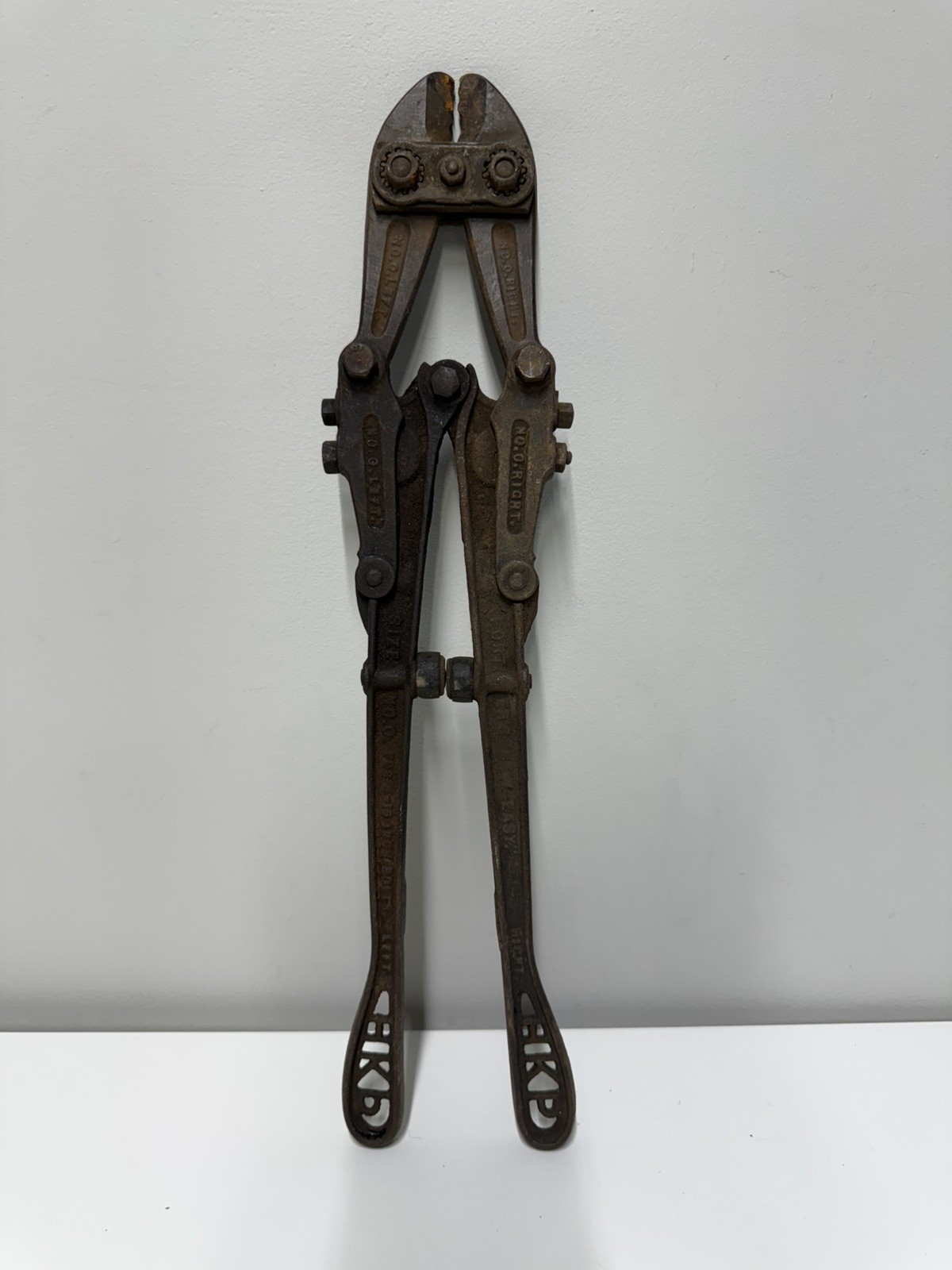 Vintage 18″ H K Porter No. 0 New Easy 5/16” Bolt Cutters Made In USA HKP