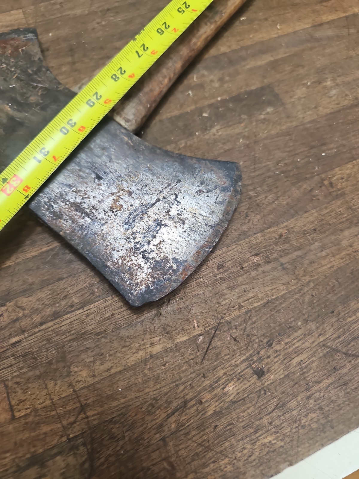 R72- Antique CRAFTSMAN Double Bit Axe 5 lb – interesting mark