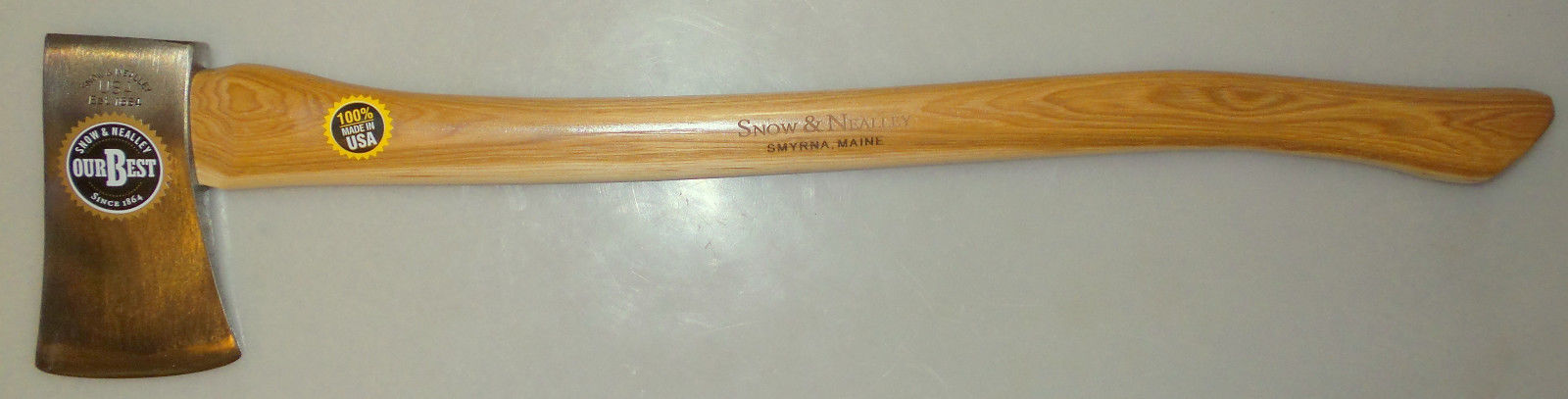 Snow & Nealley 2-1/4 pound Our Best Single Bit Axe; 016 Maine Made