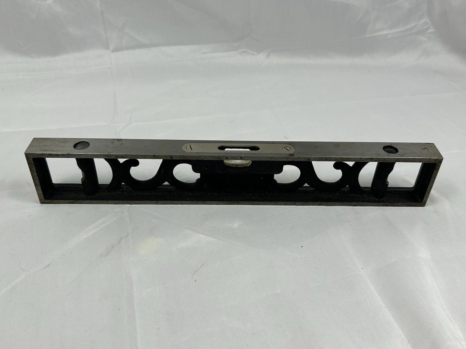 Starrett No 132 Machinist Level 12″ Iron EDP50564 w/ Box USA Athol MA