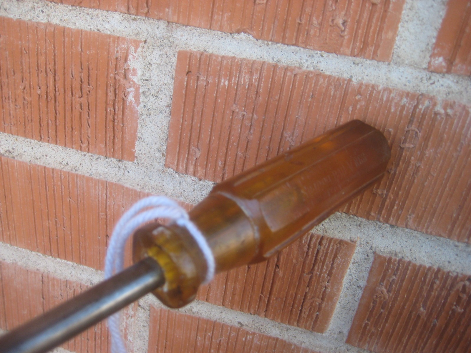 1960s Vintage 3/8″ Tip x 8″ Steel SNAP ON – PAR V * Slotted Screwdriver RG8 USA