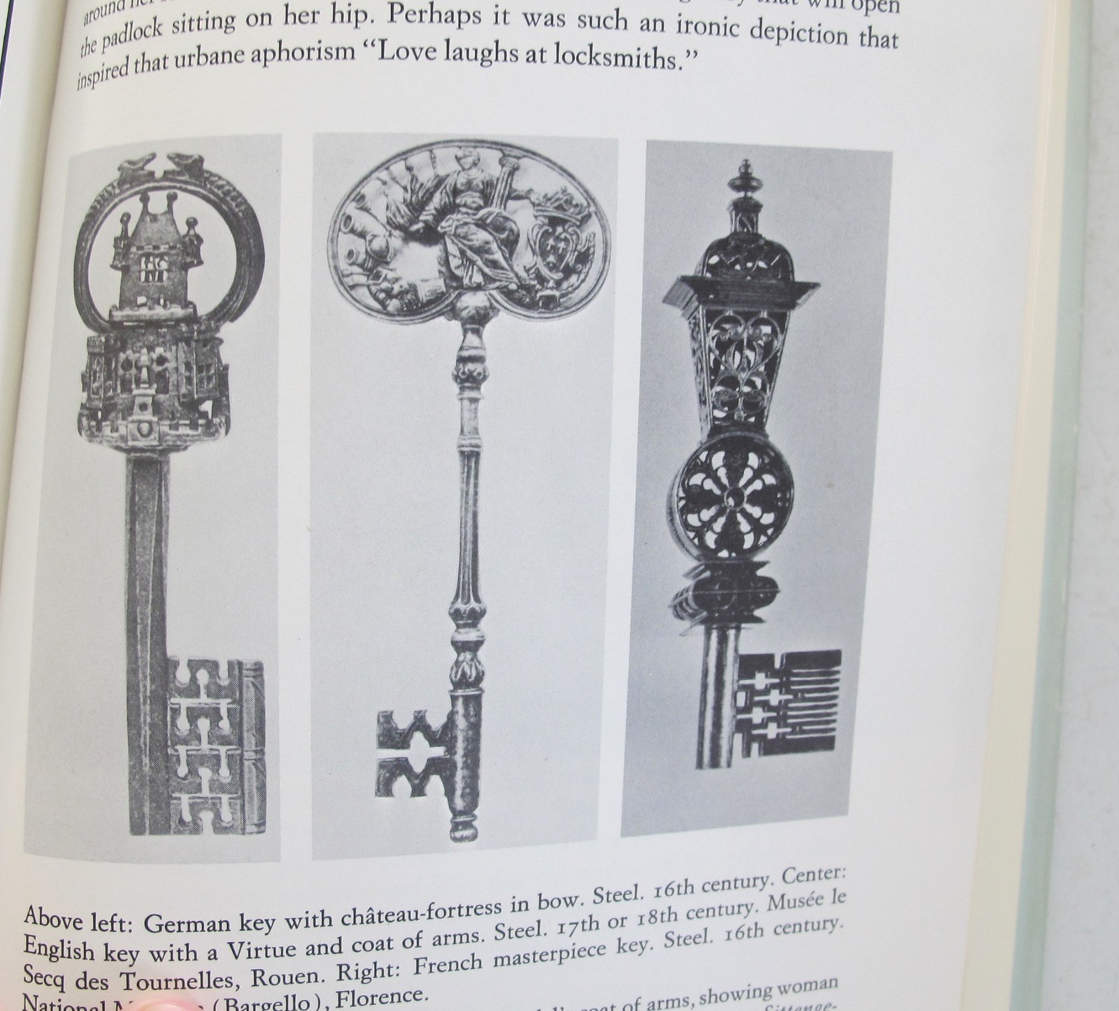 LOCKS AND KEYS – Louis Zara – Collectors’ Blue BOOK – HARDCOVER Book 1969