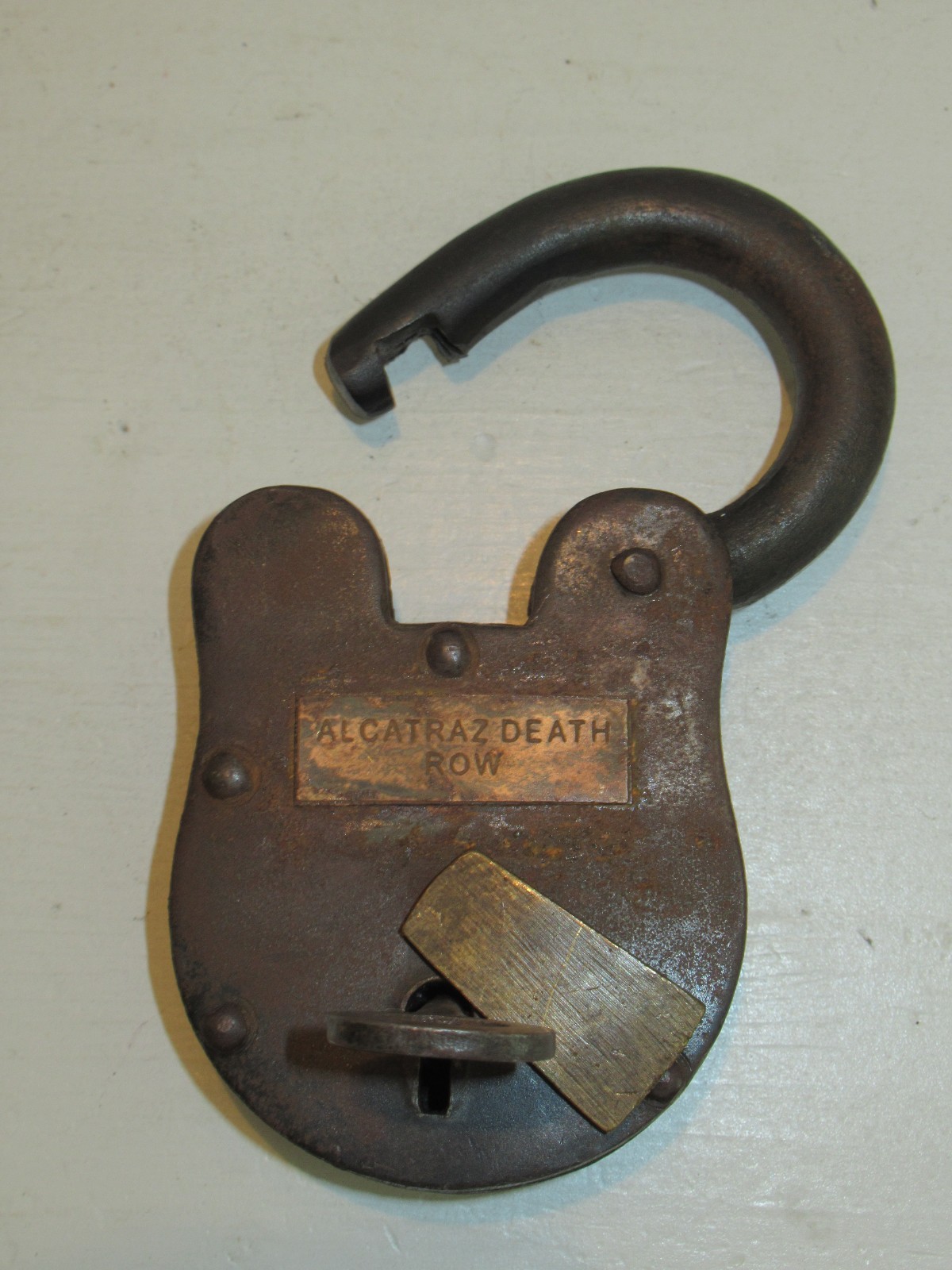 Vintage 4 Large Jail Cell Block Door Padlocks with Keys 1 Pr. Shackles