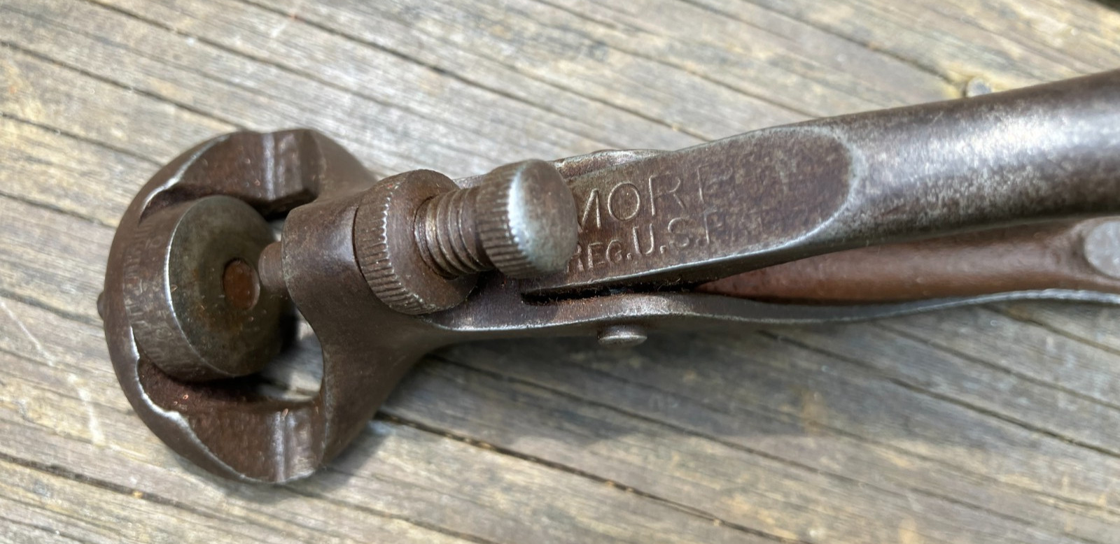 Vintage GUNN Folding Saw Sharpening Vise & Morrills Special Sawset