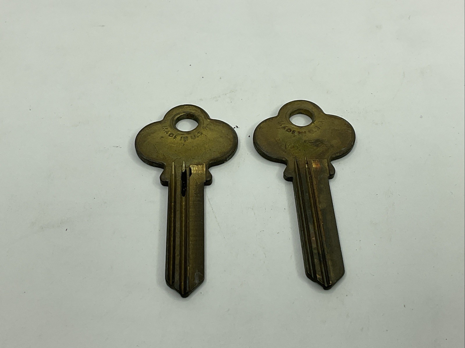 Curtis Industries NOS Key Blank Lot Of 2 Uncut C062 Brass CK14 A