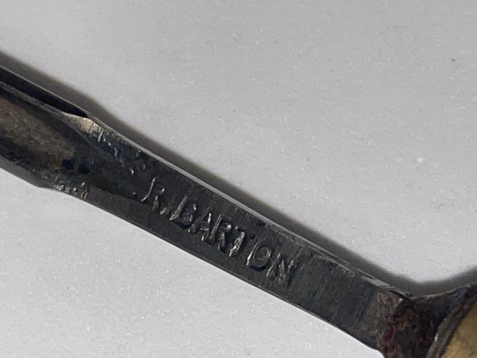 D. R. Barton 1/4″ Wood Carving Gouge Tang Chisel Fine Antique Edge Tool 🌺