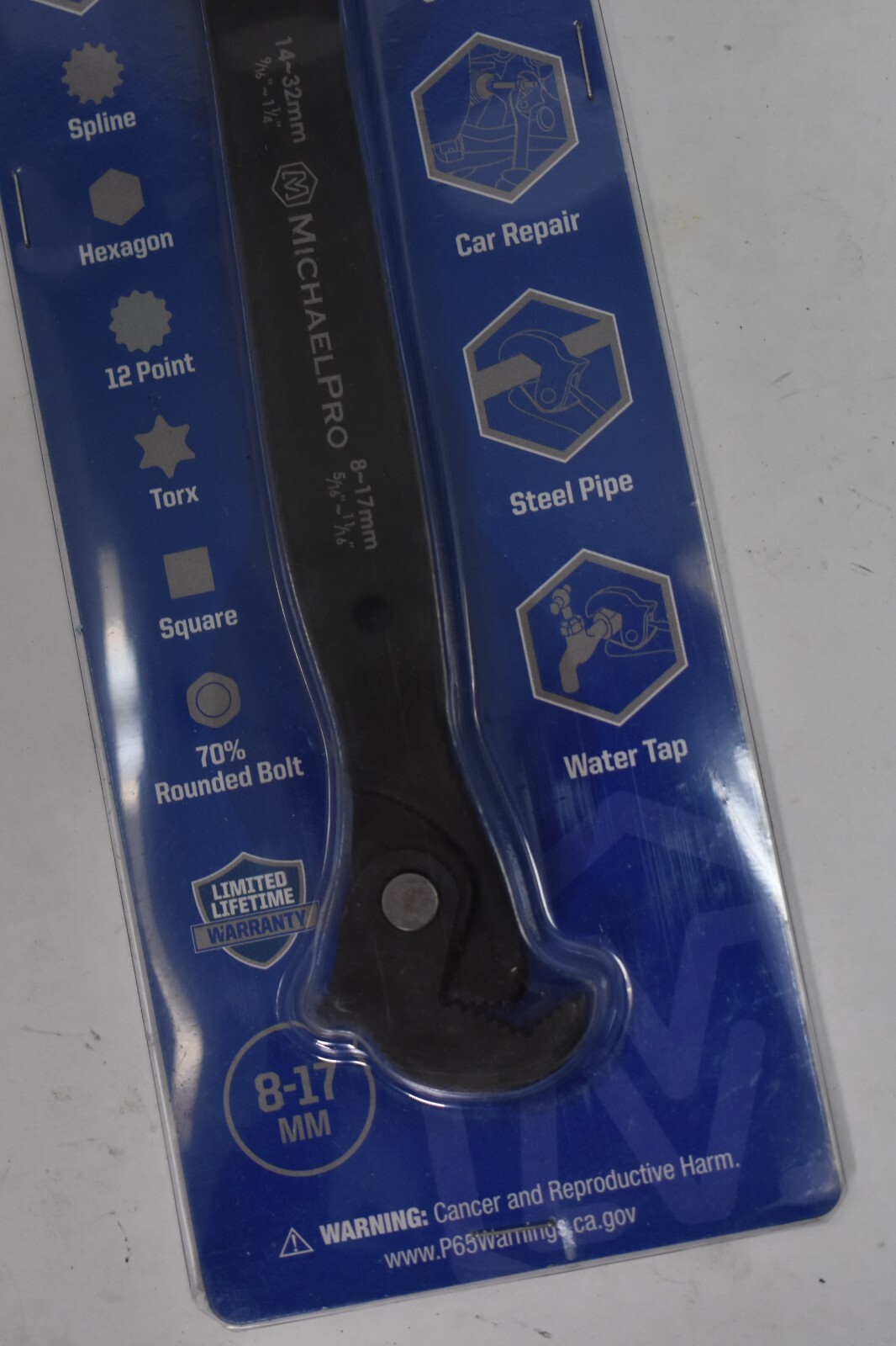 Michael Pro Dual Action Auto Adjusting Wrench Tool Self Multi Shape 14-32mm
