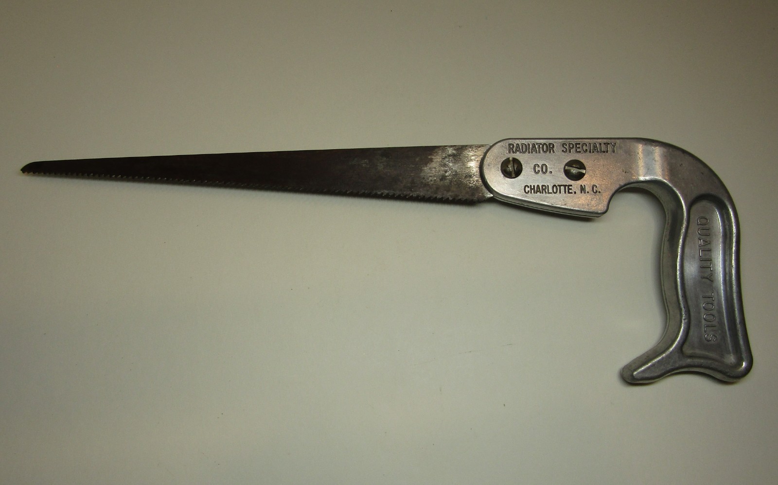 Vintage Douglas 100 / Radiator Specialty Co. Aluminum Handle Key Hole Saw