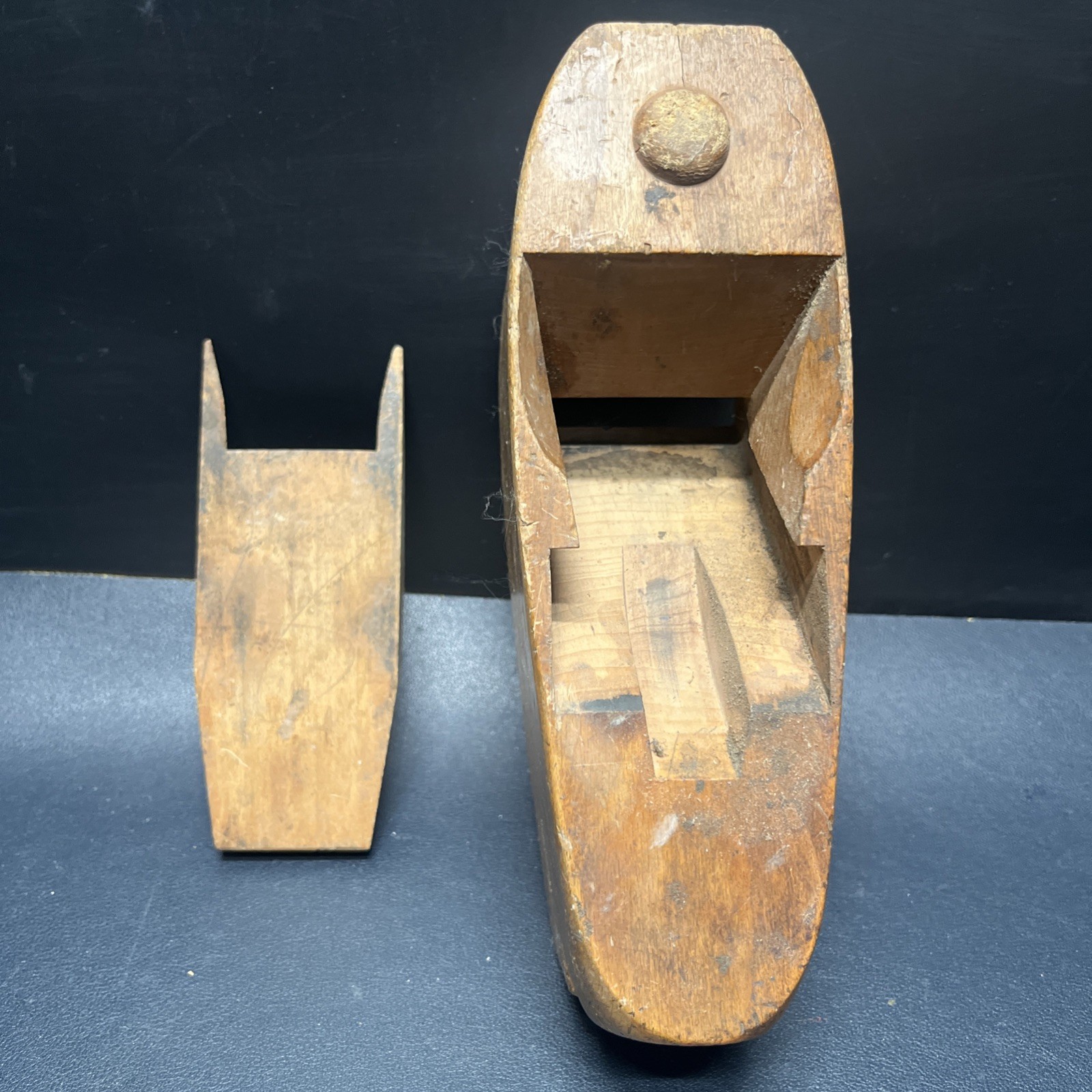 Antique D.R. Barton New York USA, Wood Coffin Plane Wood Body.