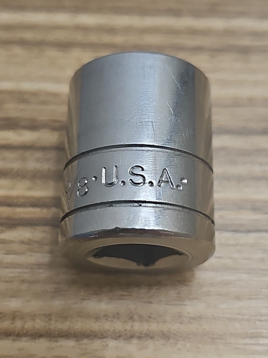 Vintage S-K 5/8 ” Socket 3/8″ Drive 12 Point 45120 Made in the USA