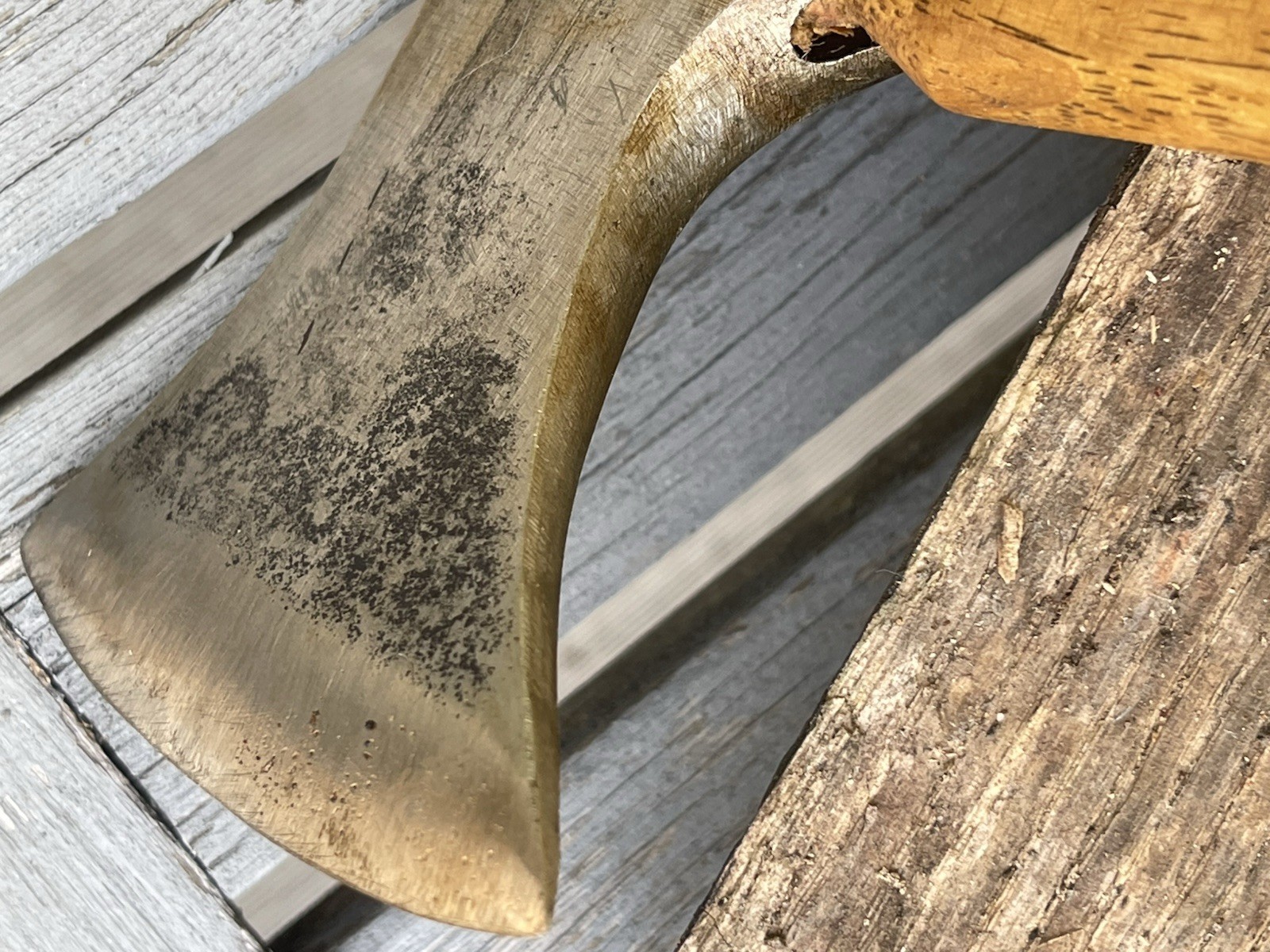 Vintage Re-Shaped True Temper R2-S Carpenters Hatchet Axe Tomahawk Reworked