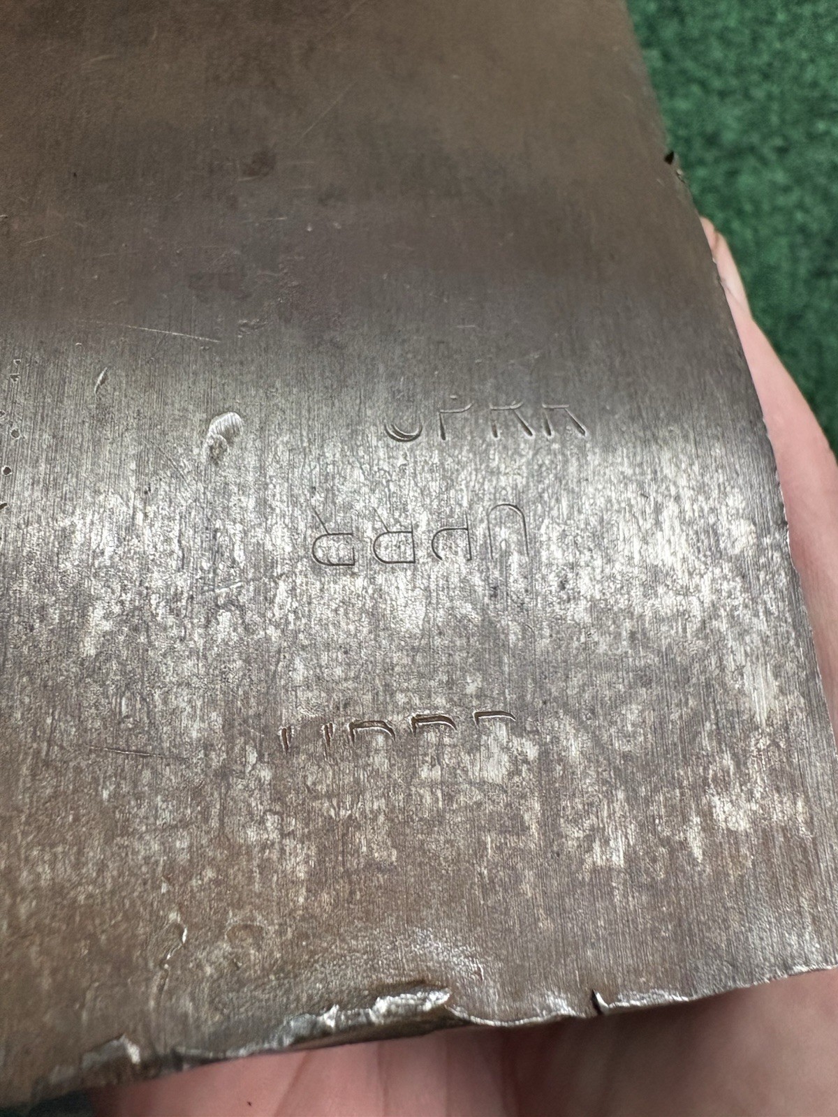 Antique Plumb No. 4 Single Bit Axe Head UPRR Marks 3lb 13oz