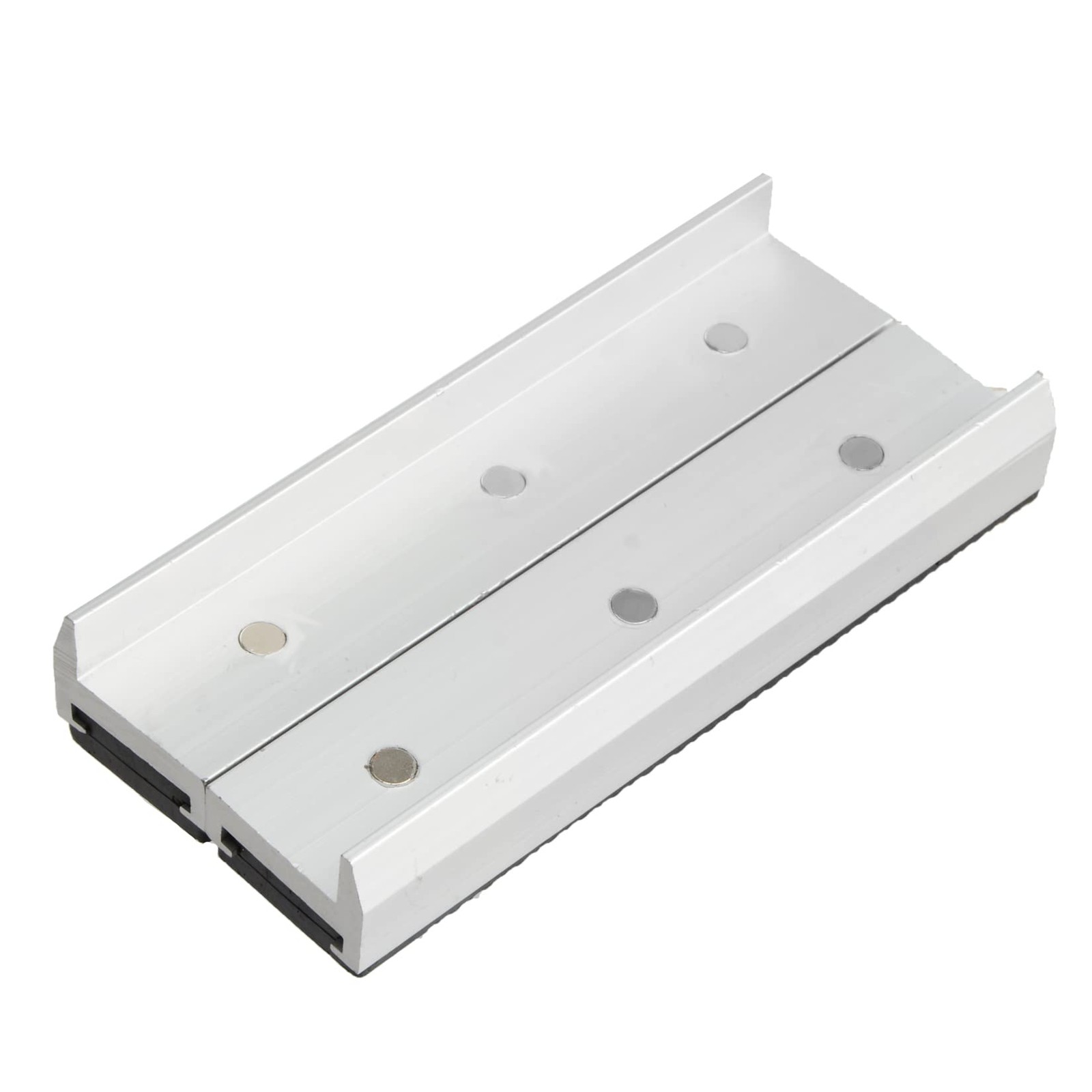 Aluminum Alloy Vise Jaws, Universal Soft Vice Jaws Pads Covers 5 Inch, Silver