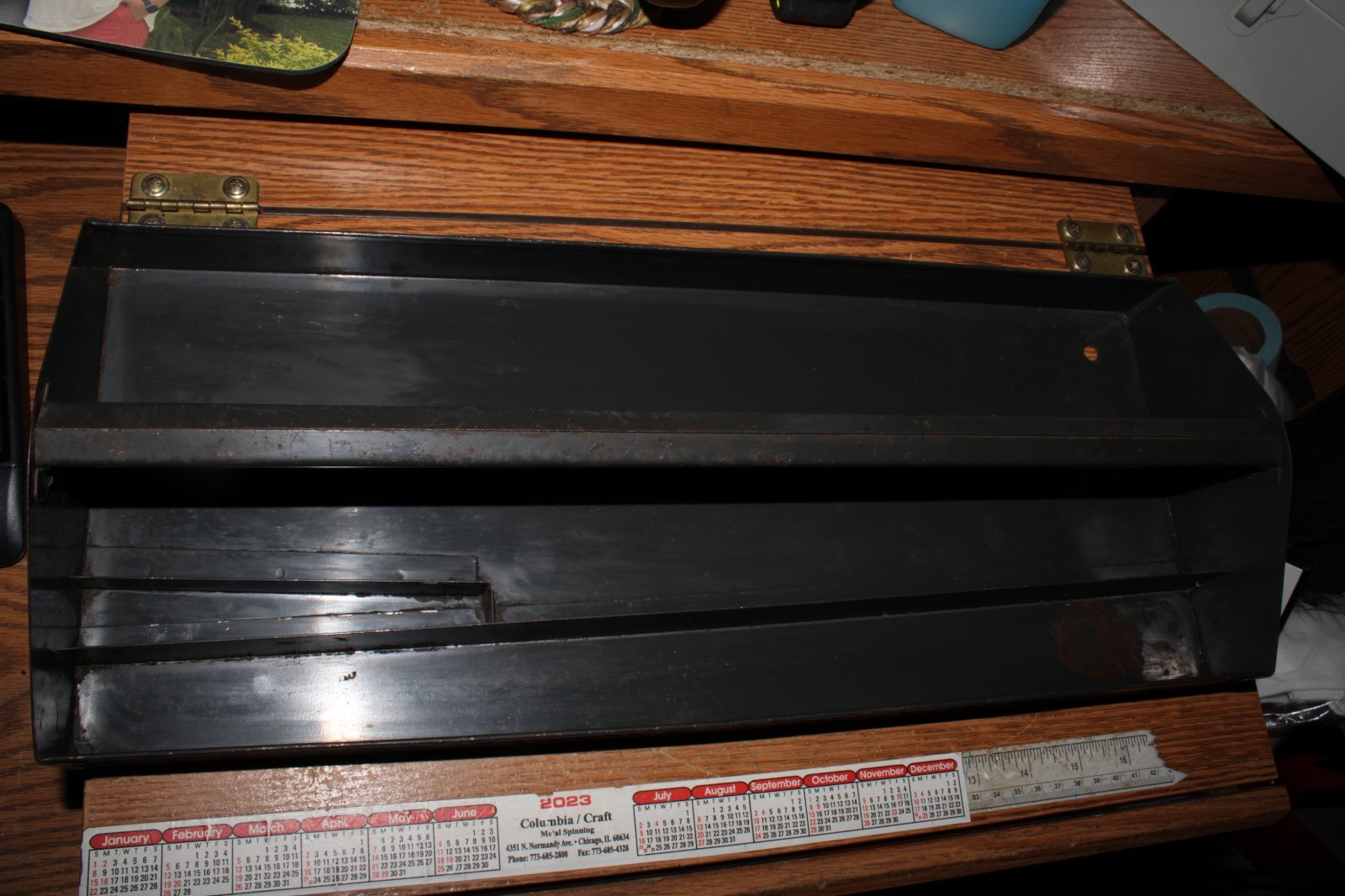 Toolbox Tray 18-1/2″ x 7-1/2” x 3-1/8″ Tall with Socket Holder