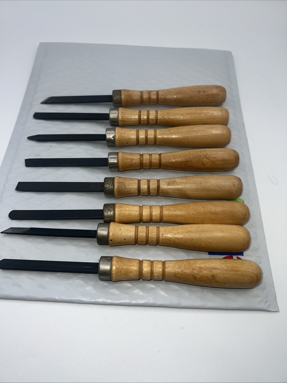 Vintage CRAFTSMAN High Speed Steel Lathe Wood Turning Set 8 Pcs USA 2940-2947